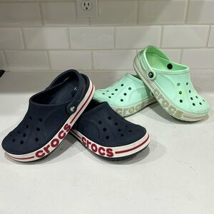 CROCS Bayband Clogs (2 Pairs) Size M5/W7
